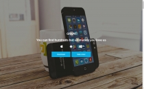 Grape App - App Landing Page HTML Template Screenshot 1