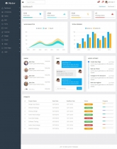 Meter - Admin Dashboard HTML Template Screenshot 1