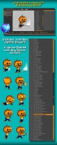 Halloween Boy 2D Game Character Sprite Screenshot 5