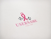 Bird With Pink Ribbon Logo Screenshot 1