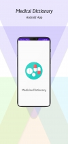 Medicine Dictionary - Android App Source Code Screenshot 1