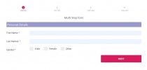 jQuery Multi Step Form with Validation Screenshot 1