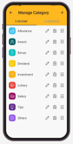 Money Management - Android App Source Code Screenshot 18