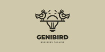 Genius Bird Logo Template Screenshot 2