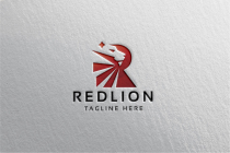 Red Lion Letter R Branding Logo Screenshot 4