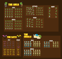 Orc Bros - 4 Directonal Game Sprites Screenshot 3