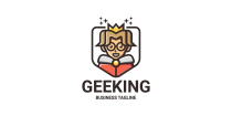 Geek King Logo Template Screenshot 1