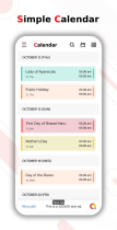 Calendar - Android App Template Screenshot 1