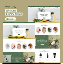 Aerloy - Cosmetic Shopify Theme Screenshot 1