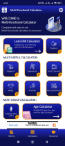 Multi Function Calculator - Android App Screenshot 1