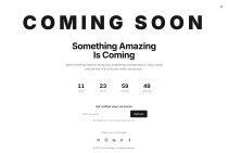 Coming Soon - Next.js Website Template Screenshot 1