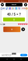 Math Quiz Pro - Android App Source Code Screenshot 9