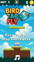 Bird tap fly - Casual Mobile Unity Game Screenshot 1